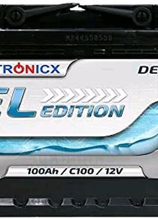 Гелевий акумулятор electronicx edition 100 ah 12v для дбж та інве