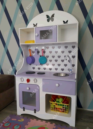 Дитяча кухня, кухня для дівчинки, детская кухня1 фото