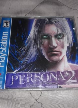 Игра persona 2 eternal punishment ps1 sony playstation 1 ps one диск game cd пс1 play station psx