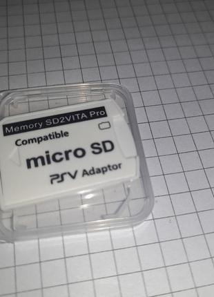 Неробочий перехідник адаптер sd2vita 5.0 pro microsd ps vita psvita not work adapter