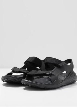 Босоножки, крокс сандалии   crocs   men´s swiftwater expedition sandal black / black ,