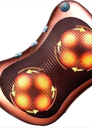 Масажна подушка massage pillow qy-8028 інфрачервоний роликовий м