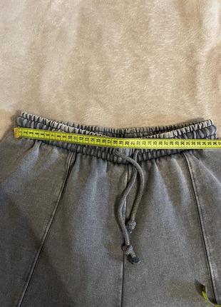 Брюки zara, серые спортивные штаны, брюки, палаццо2 фото