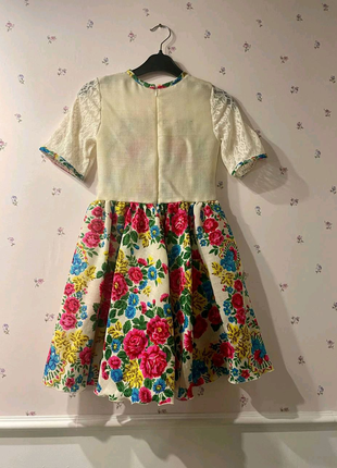 Сукня дитяча плаття віночок, український костюм, дизайнерська 5-73 фото