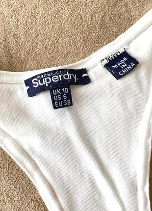 Топ бра superdry коттон хлопок топик оригинал супердрай xs-s3 фото