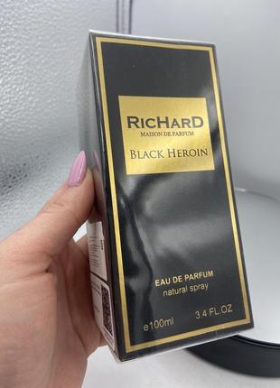 Black heroin by richard парфюмированная вода 100мл