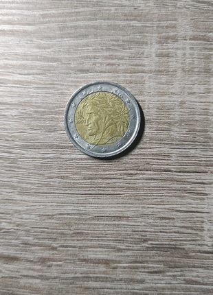 Італія 2 евро 2002р.
