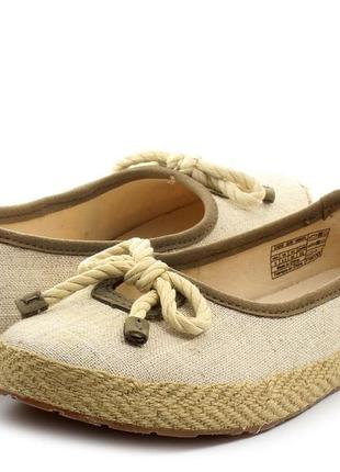 Ugg австралия, оригинал.
льняные угги  мокасины балетки
37 р 23 см новые