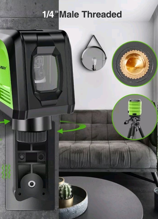 Huepar x011g лучше 5011g лазерный уровень h/v/h+v osram green
