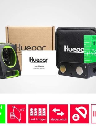 Лазерний рівень huepar box-1g нівелір 2лінії кронштейн батарейки