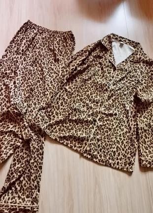 Леопардова піжама, піжама з анімалістичним принтом4 фото