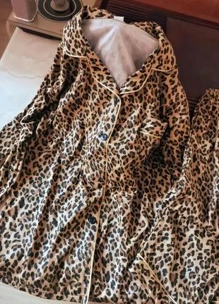 Леопардова піжама, піжама з анімалістичним принтом1 фото