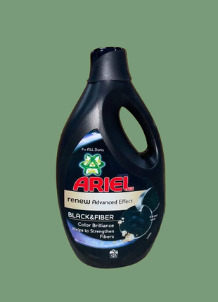 Гель для прання ariel black & fiber для чорного та темного 6 л
