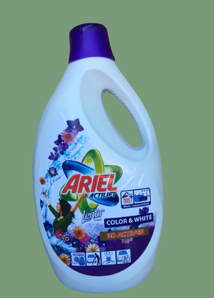 Гель для прання ariel gel actilift для кольорових й білих 5,775 л