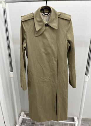 Helmut lang льняний тренч пальто