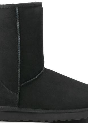 Чоловічі чорні замшеві уггі / ugg classic short boot black