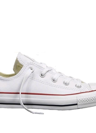 Низькі білі кеди жіночі / чоловічі converse2 фото