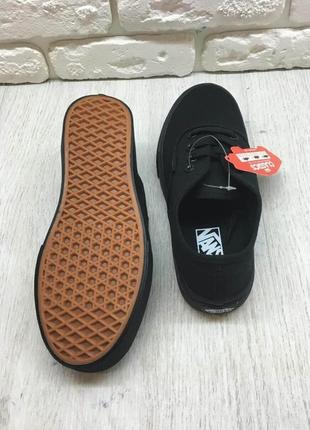 Чоловічі кеди vans black / чорні1 фото