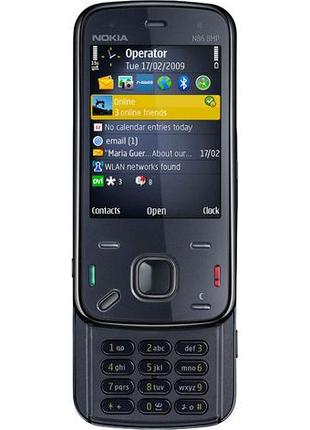Мобільний телефон слайдер nokia n86 2.6" amoled 8мп,  li-ion 1200 маг, 8гб black3 фото
