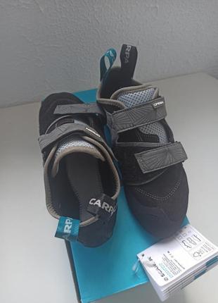 Нові scarpa origin скельні шкіряні туфлі (скальники, сірий колір)1 фото