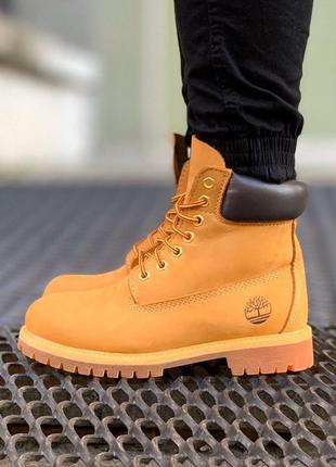 Ботинки timberland 6 inch premium boot нубук черевики тимберленд