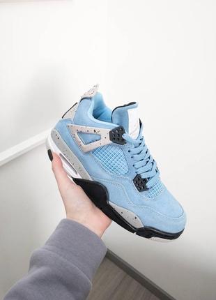 Кросівки air jordan 4 retro university blue5 фото