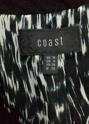 Піджак жакет кардиган чорний віскоза на блискавці coast8 фото