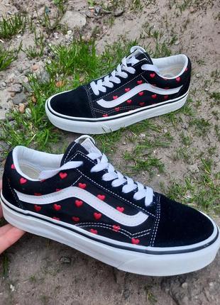 Кеды vans old skool оригинал кеди с принтом