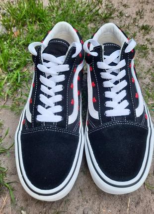 Кеды vans old skool оригинал кеди с принтом4 фото