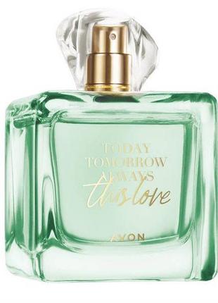 Today this love 100 ml парфюмированная вода для неё (100 мл) avon тудей зис лов эйвон1 фото