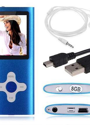 Mp4 player плеєр 8gb пам'яті під apple nano синій