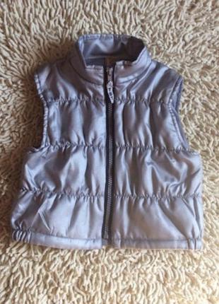 Срібляста жилетка на 18-24 міс⚡знижка⚡