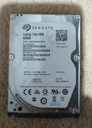 Жорсткий диск hdd 500 гб  seagate для ноутбука