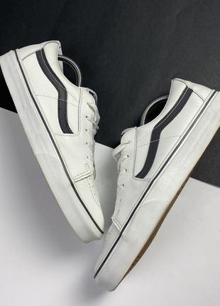 Кеди vans old skool original 44.5-45р білі шкіряні3 фото