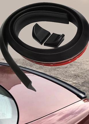 Спойлер чорний матовий samurai оriгинал ( 3м скотч, 150 см)