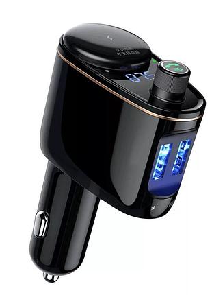 Блютус модулятор з розеткою / гучний зв'язок / зарядний usb 3.4 a