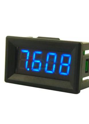 Цифровий вольтметр 12-24в (4-х розрядний, до 100 в, 40 x 23 мм)