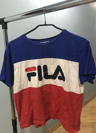 Футболка fila1 фото