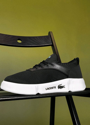 Lacoste black/white4 фото