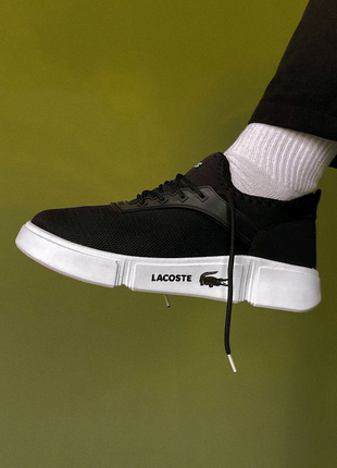 Lacoste black/white5 фото