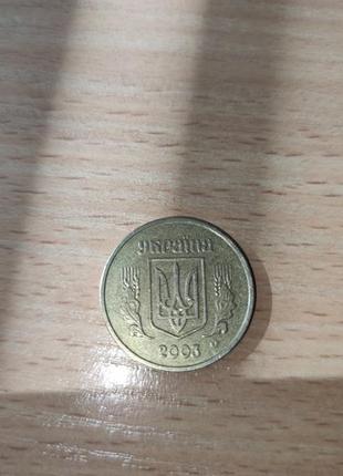 Монета 1 гривня 2003 рік . монета 1 грн 2003 год2 фото