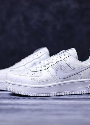 Nike air force 1 білі з сірими жіночі3 фото