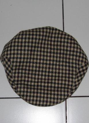 Кепка-кашкет в клеточку шерсть redhills m/58 cm -германия