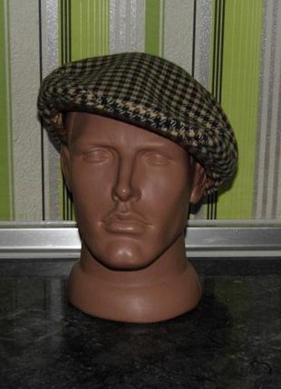 Кепка-кашкет в клітинку шерсть redhills m/58 cm -німеччина