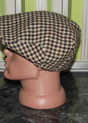 Кепка-кашкет в клеточку шерсть redhills m/58 cm -германия