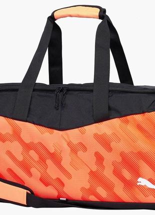 Сумка спортивная 38l puma indirise черная с оранжевым7 фото