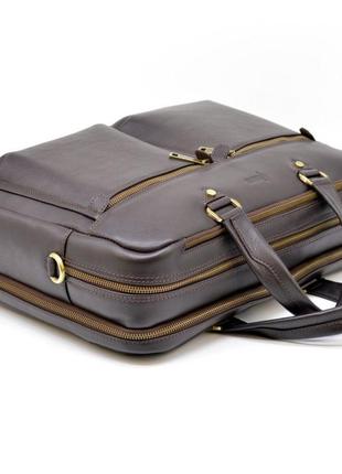 Мужская кожаная сумка для ноутбука и документов tarwa tc-4664-4lx6 фото