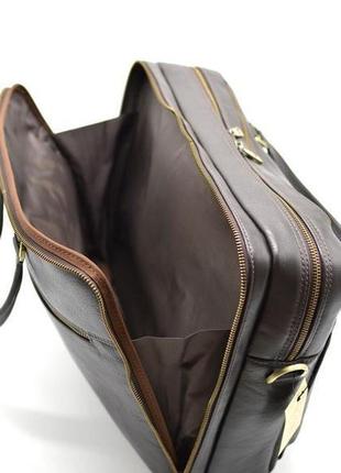 Мужская кожаная сумка для ноутбука и документов tarwa tc-4664-4lx8 фото
