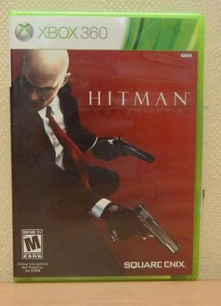 Диск з грою hitman absolution для xbox 360, one, one s, one x...