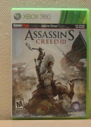 Диски с игрой assassin's creed iii для xbox 360, one, s, x, x|s